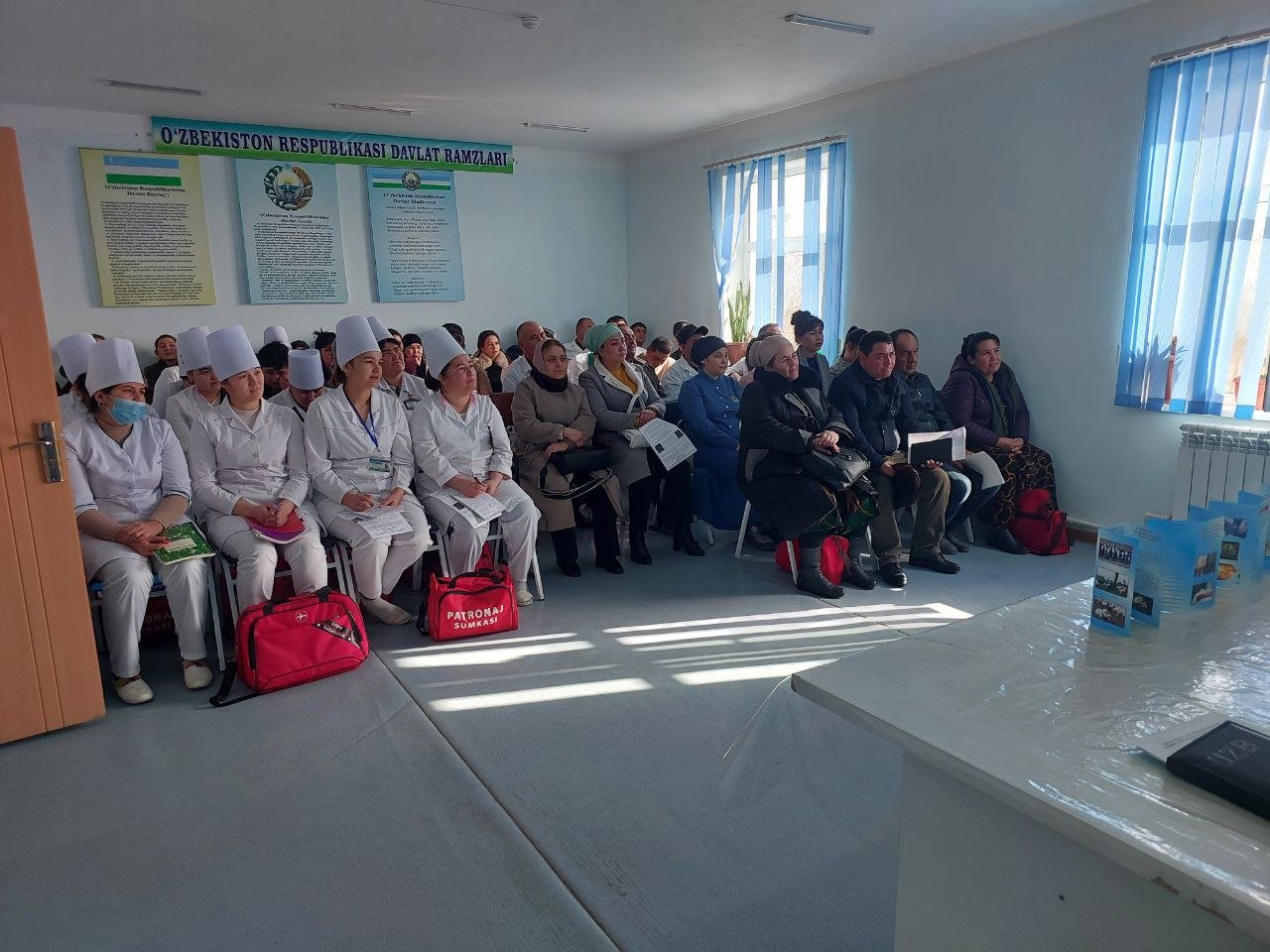 Favqulotdda vaziyatlar va Veterinariya va chorvachilikni rivojlantirish  bòlimi, obodonlashtirish va tuman Tibbiyot xodimlari ishtirokida   O'ta xafli yuqumli kasalliklar Kutirish va kuydirgi   kasalliklarining  oldini olish borasida o`quv mashgulot