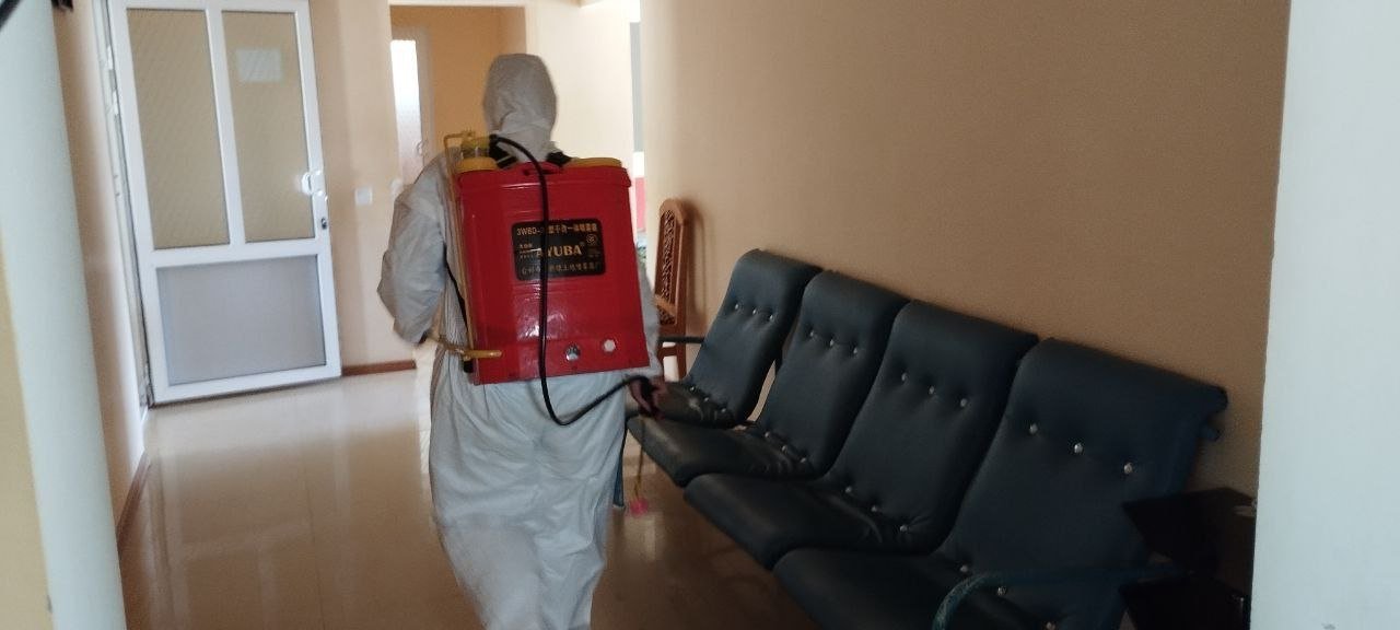 Sanepidqo‘mita Tuproqqalʼa tumani Dezinfeksiya bo'limi xodimlari tomonidan tumanda joylashgan xususiy "Pitnak Orto Layf", "Amirbek Denta" MChJ larda shartnoma asosida dezinfeksiya tadbirlari olib borildi.