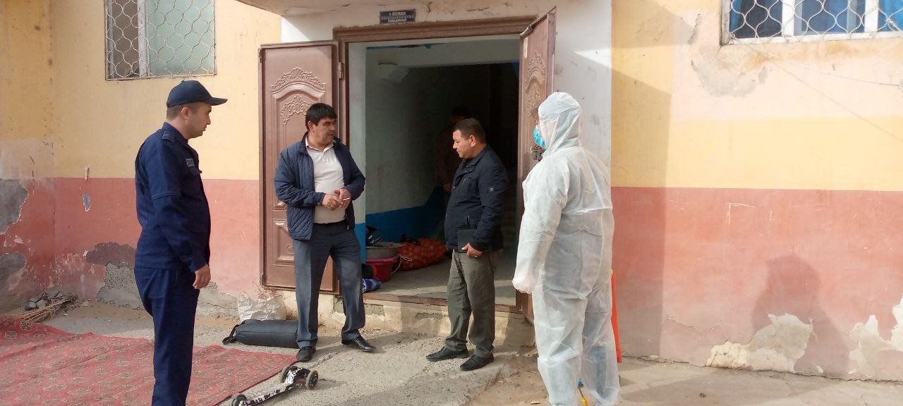 Bòlim boshliģi A.R.Atajanov tamonidan  Saidlar  mahallasidagi  8-sonli maktabda  qish -kuz  mavsumiga tayyorgarligi o`rganildi,  Muhabbat mahallasida joylashgan kòp qavatli turar  joylarning tevarak- atrofida obodonlashtirish ishlari  o`tkazildi.