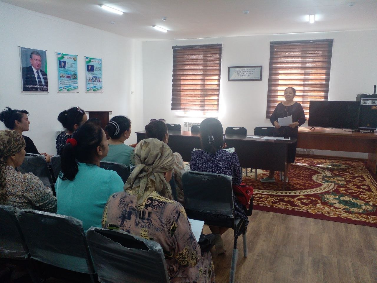 Tuman Tibbiyot xodimlari òrtasida   Tuproqqal'a tumanida 6-18 may kunlari òtkaziladigan degelmitizatsiya  tadbirlari tòģrisida  seminar òtkazildi.
