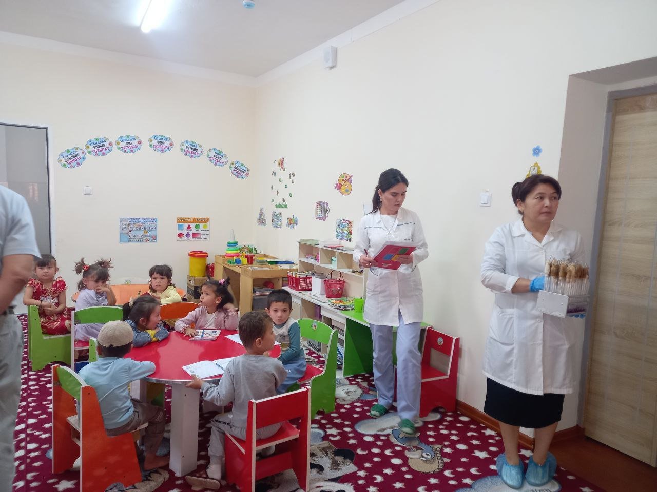 Sharlauq mahallasidagi 6-son Maktabgacha ta'lim tashkilotida   reja asosidagi tekshiruv ishlari olib borildi.