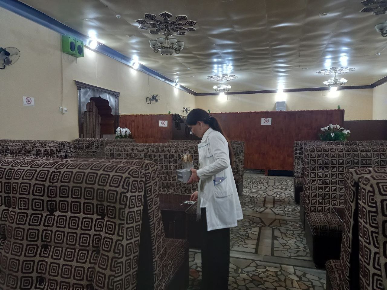 bòlimi xodimlari tamonida "Sulton Sardor Danyor" MCHJ ovqatlanish shahobchasi reja asosida tekshiruv òtkazildi.