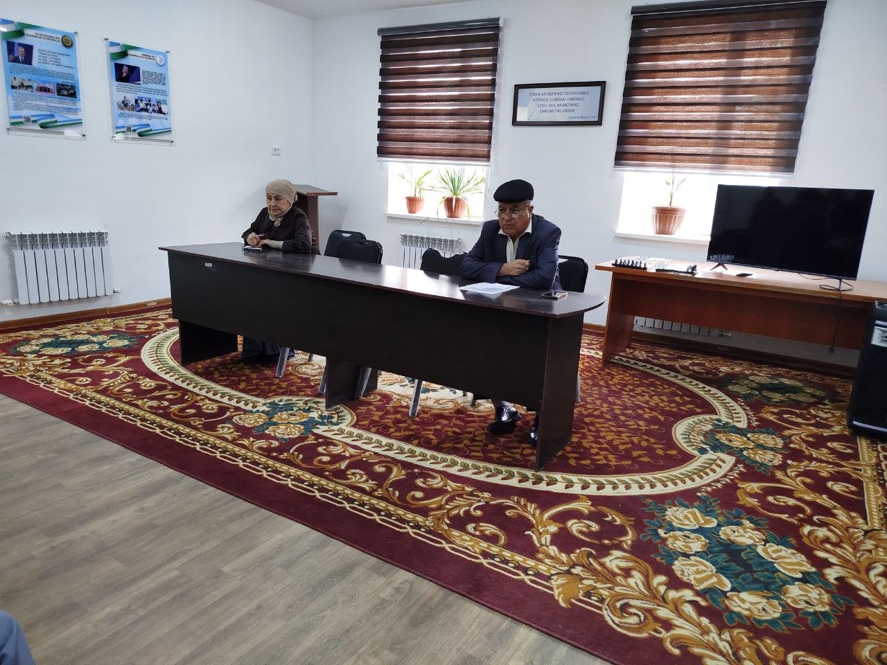 Korrupsiyaga qarshi kurashish bo`yicha xodimlarga yig`ilish o`tkazildi.