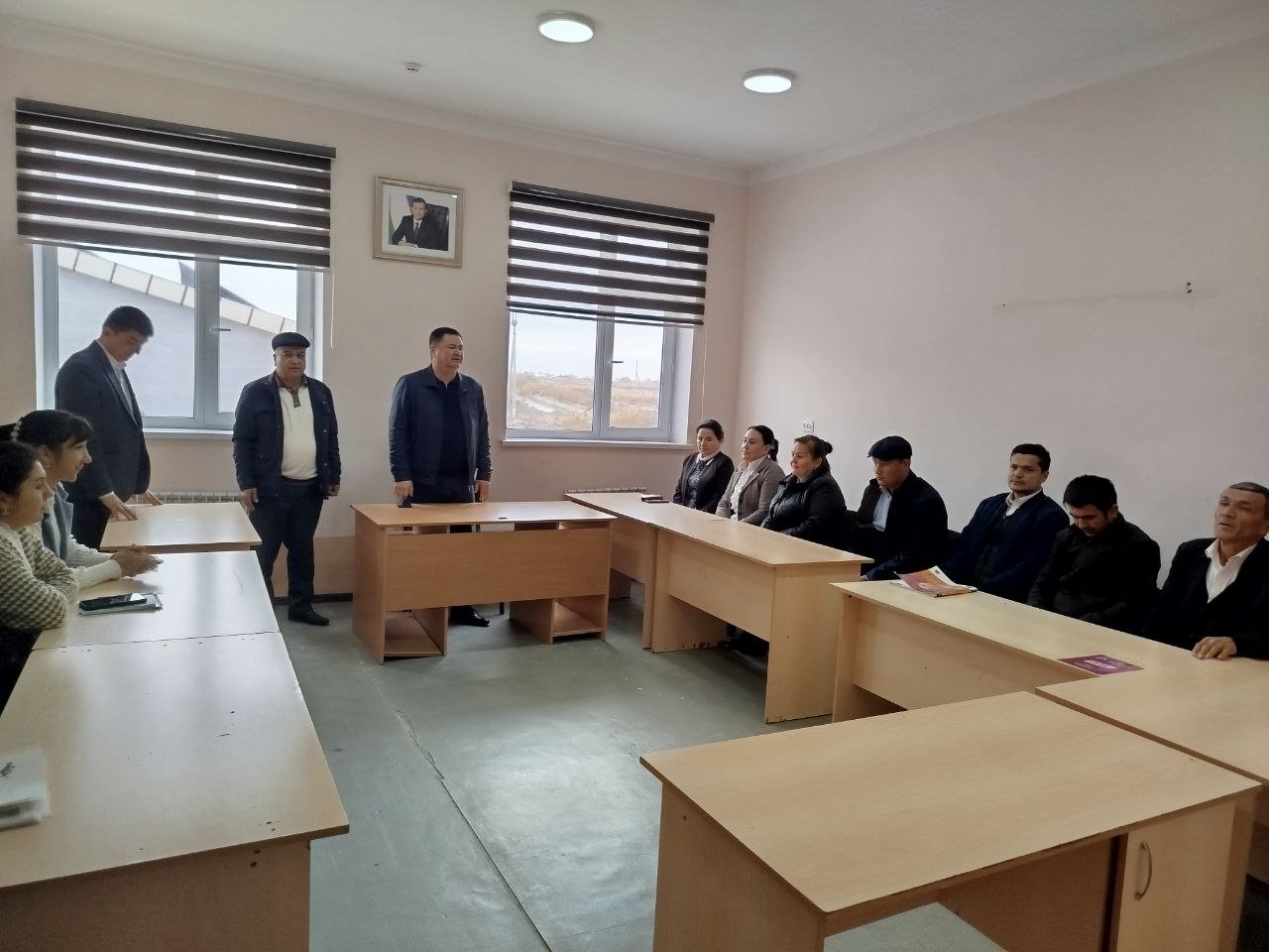 "Yangicha maxallabay" tizimli dasturi boʻyicha yiğilish bayoni tumanning Sahovat mahallasida