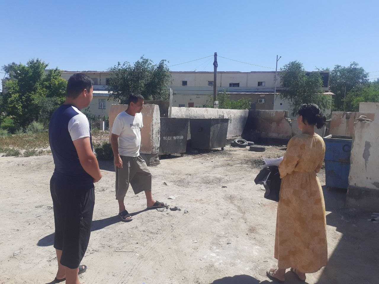 #Murojaat.   Tumanimizdagi Sahovat mahallasida yashovchi ko'p qavatli turar joylarda yashovchi fuqaro A. Egamberdiyeva tamonidan yo'llangan murojaat joyida hal qilindi.
